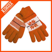 Fashion knit custom acrylics gants en laine